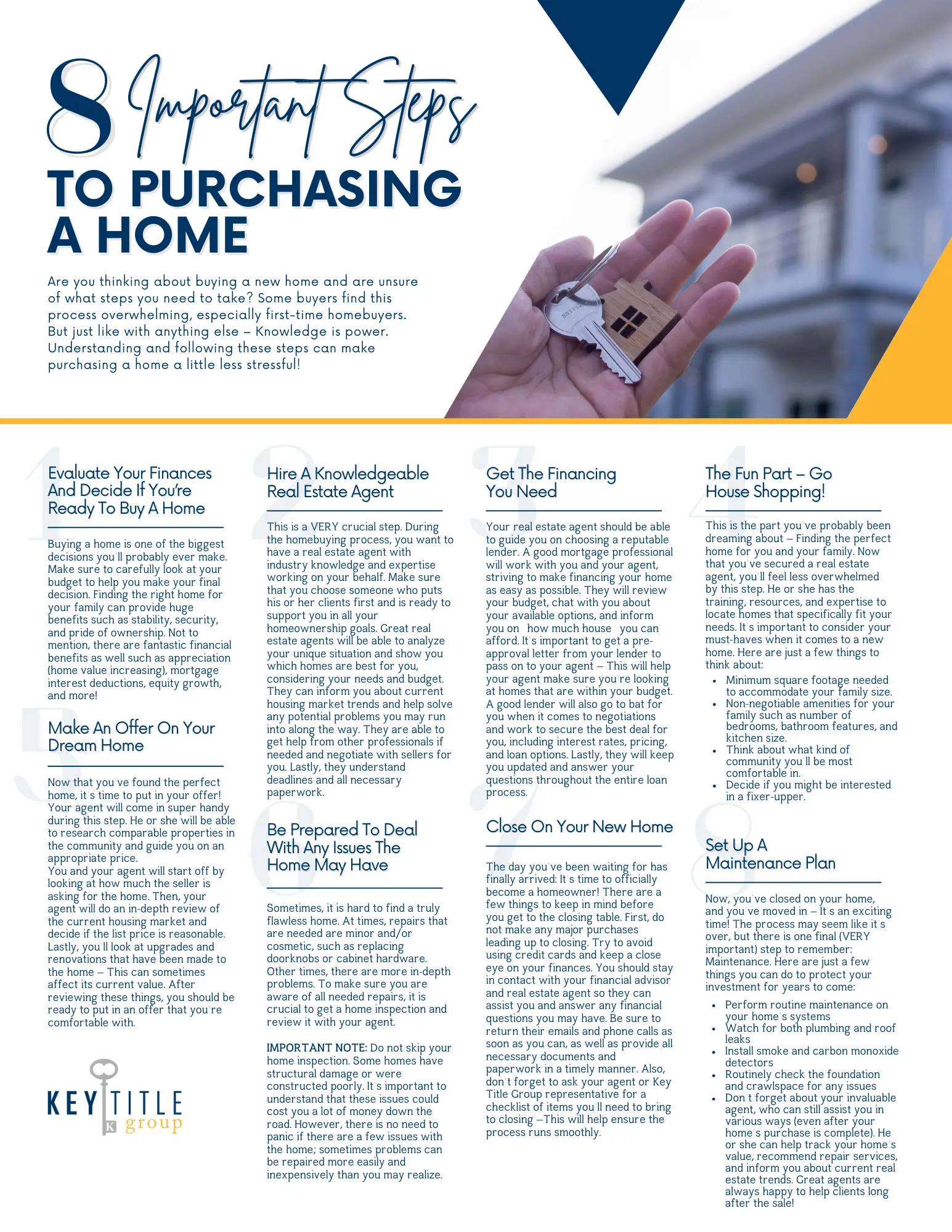 8 steps purchasing home KTG
