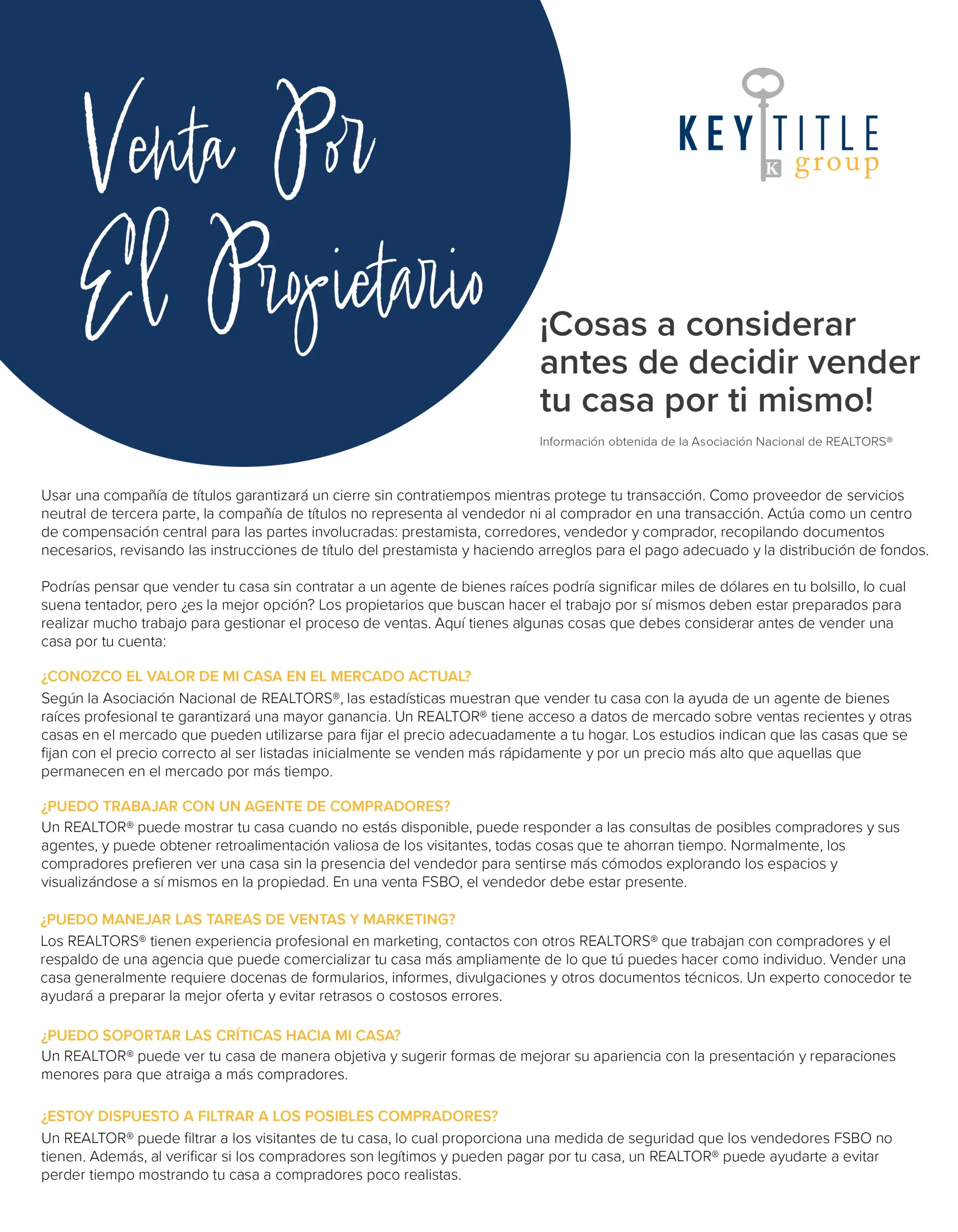 FSBO KTGDFW SPANISH