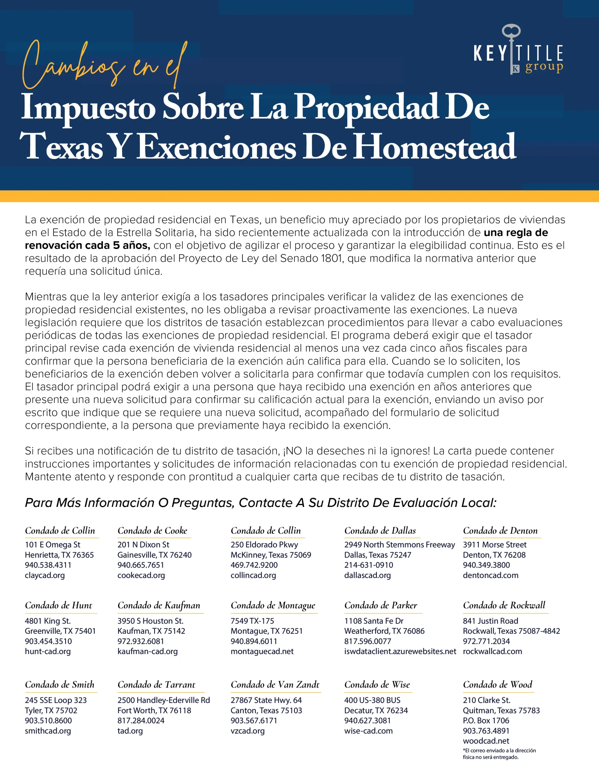 KTGDFW HomesteadExemptions 2024 update SPANISH