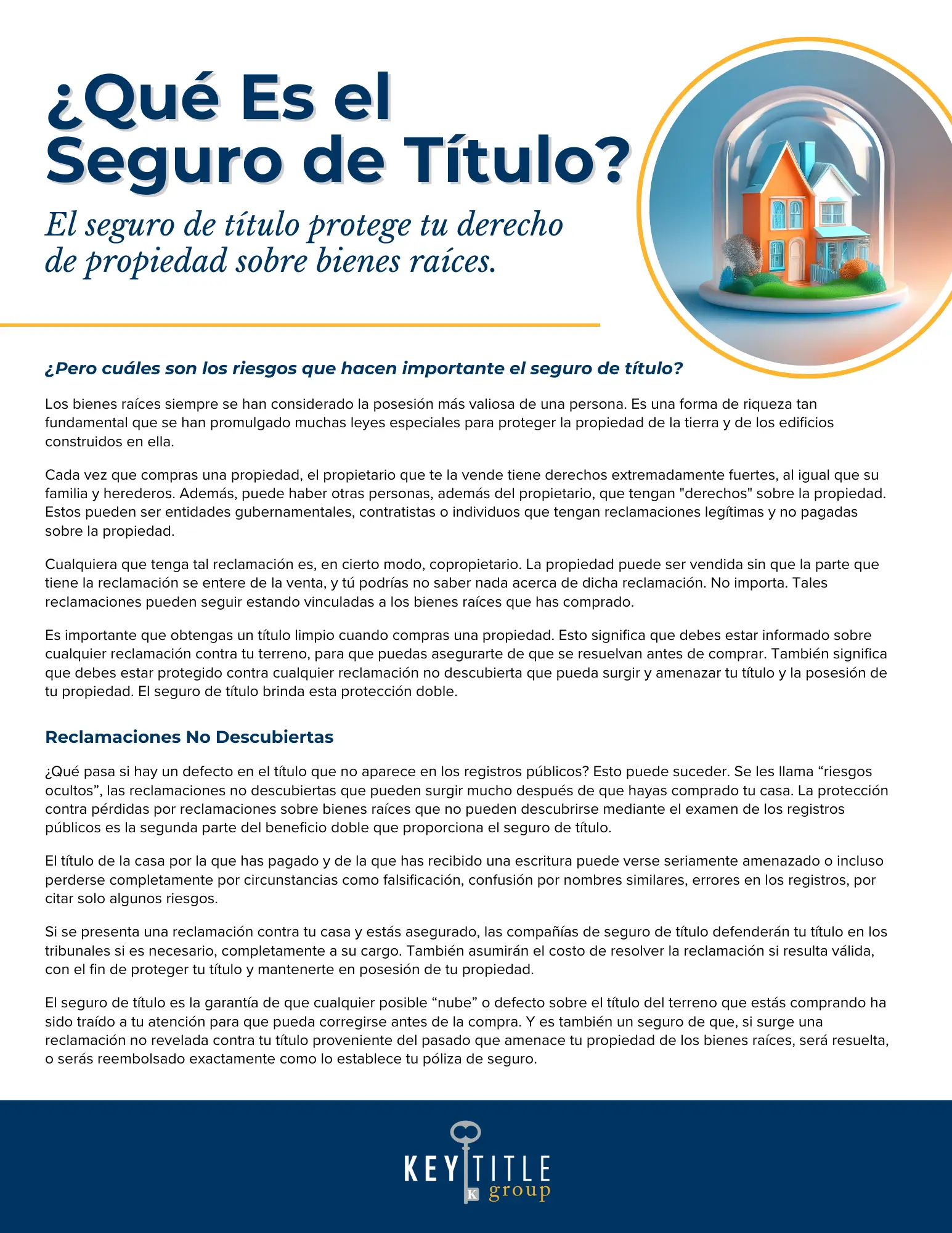 KTGDFW What is Title Insurance SPANISH