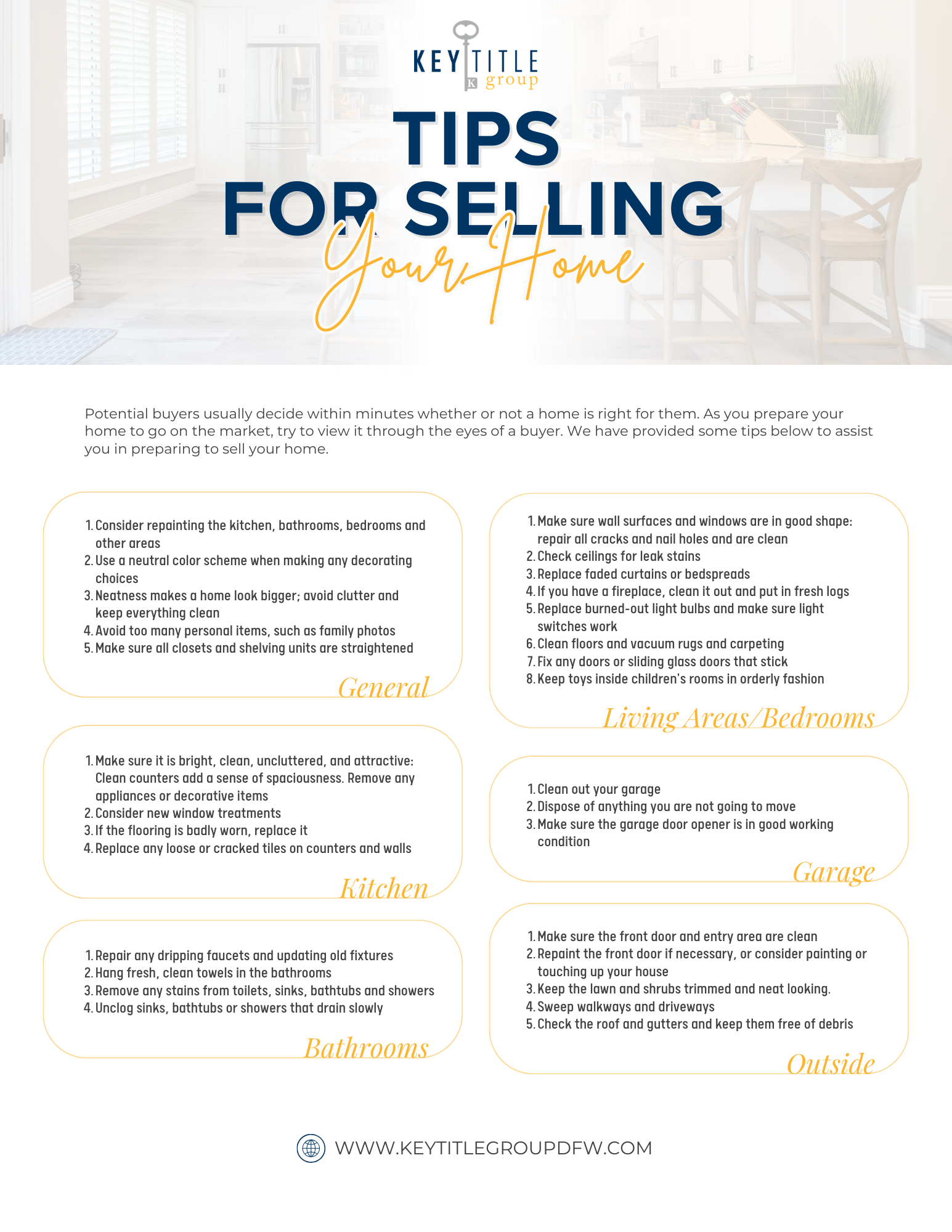 Tips for Selling Your Home KTGA